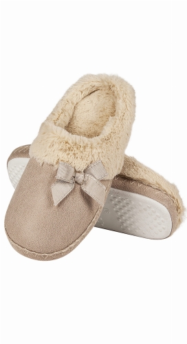 Kapcie damskie z futerkiem