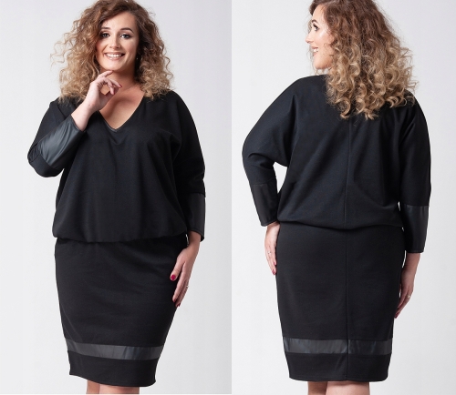 SUKIENKA PLUS SIZE - KLASYKA i ELEGANCJA 4XL 48