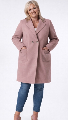 Klasyczny płaszcz przejściowy, wiosenny Plus Size 44-54